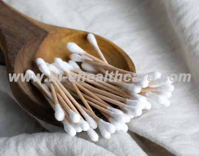 Hölzerne Baumwoll knospen aus Holz